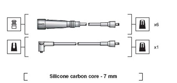 MAGNETI MARELLI Süütesüsteemikomplekt 941318111035